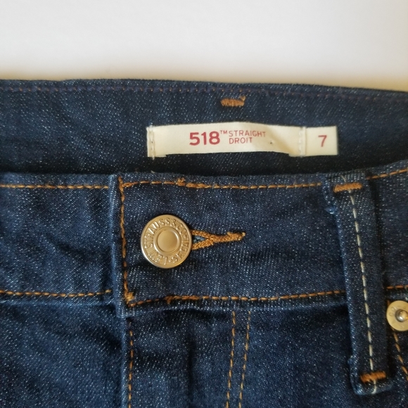 Levi 518 dark wash straight leg jean - Picture 2 of 4